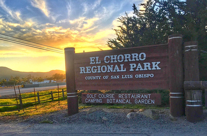 El Chorro Regional Park sign